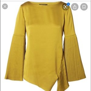Banana Republic Bell Sleeve Gold top!